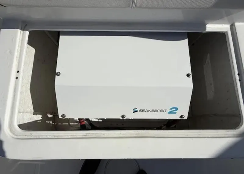 Slide: The Image of Seakeeper 2 gyrostabilizer installed in 2021 Sea Hunt Gamefish 30 Forward Seating boat. - 33
