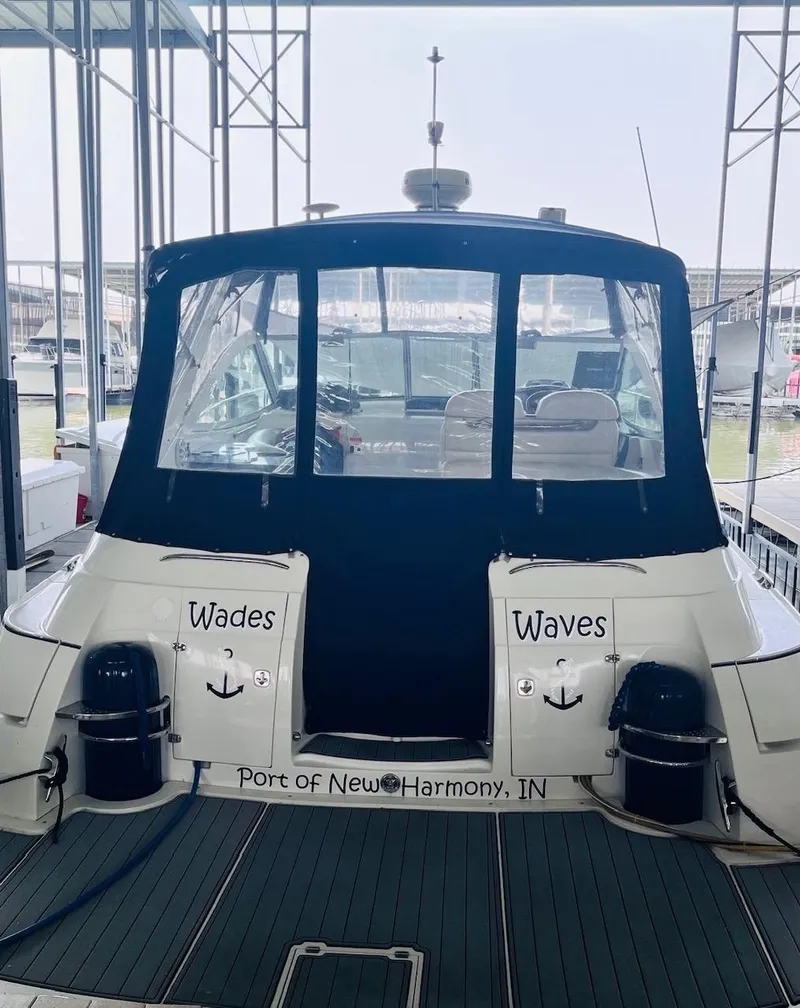 Slide: The Image of 2004 Doral Boca Grande 36 boat docked at Port of New Harmony, IN. - 5