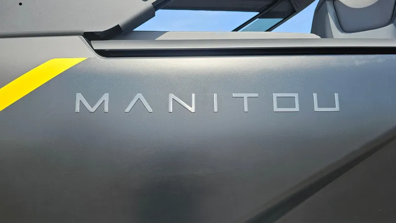 Slide: The Image of Manitou 24' Explore MAX Deck Navigator With 150hp Rotax Stealth Motor 2025 - 50