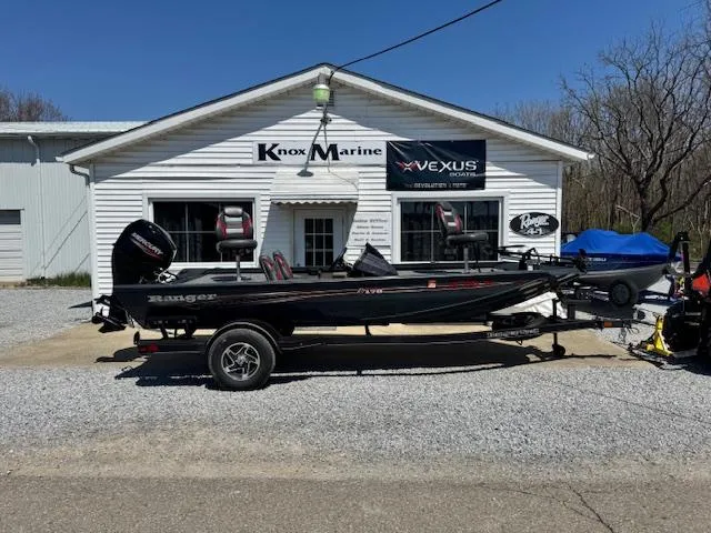 The Image of 2023 Ranger RT178 boat parked outside Knox Marine dealership. - 1