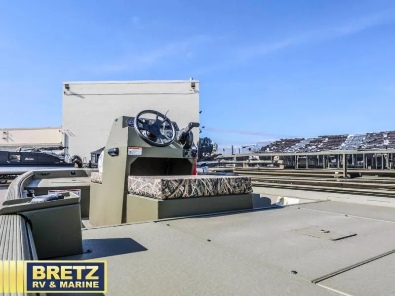 Slide: The Image of 2025 Roughneck RX1860 Tunnel Jet boat with center console at Bretz RV & Marine. - 10