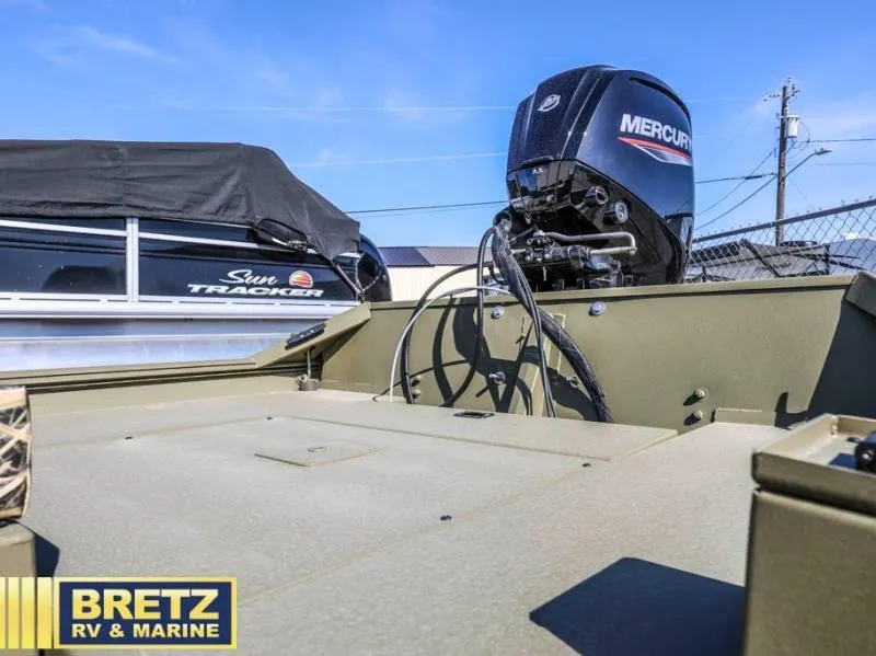 Slide: The Image of 2025 Roughneck RX1860 Tunnel Jet boat with Mercury engine at Bretz RV & Marine. - 13