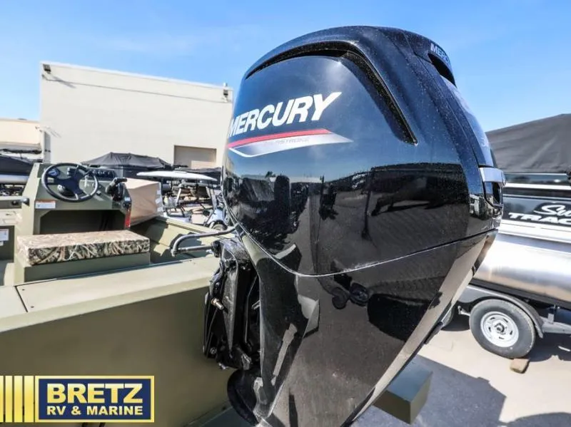 Slide: The Image of 2025 Roughneck RX1860 Tunnel Jet with Mercury outboard motor at Bretz RV & Marine. - 6