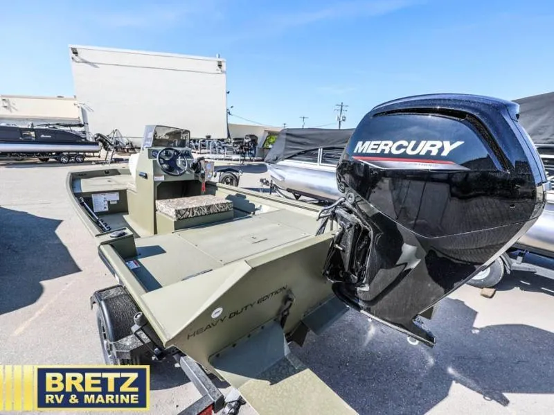 Slide: The Image of 2025 Roughneck RX1860 Tunnel Jet boat with Mercury engine at Bretz RV & Marine. - 8