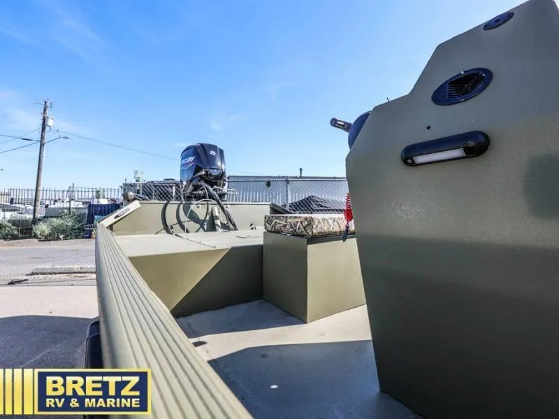 Slide: The Image of 2025 Roughneck RX1860 Tunnel Jet boat at Bretz RV & Marine dealership. - 9