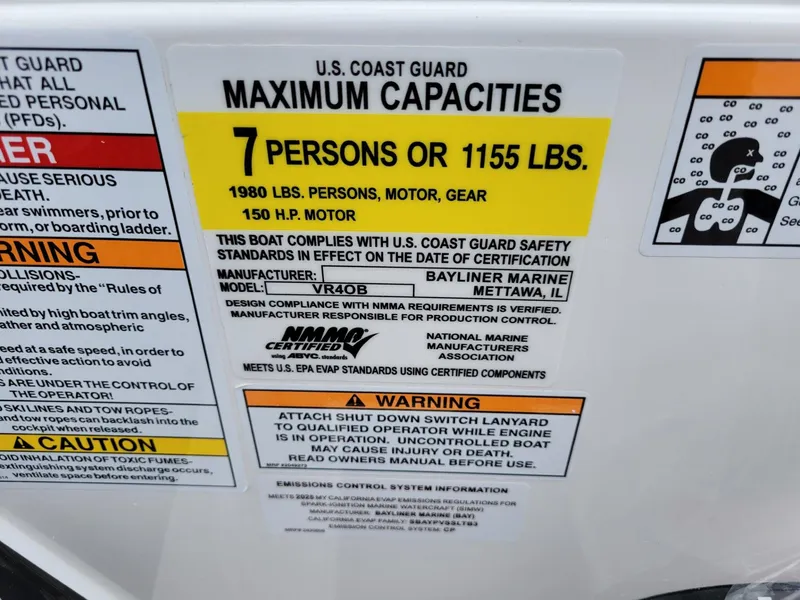 Slide: The Image of Bayliner VR4 Bowrider OB 2025 - 26