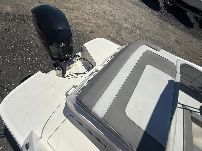 Slide: The Image of 2022 Bayliner VR6 Bowrider OB with outboard motor and spacious seating. - 17