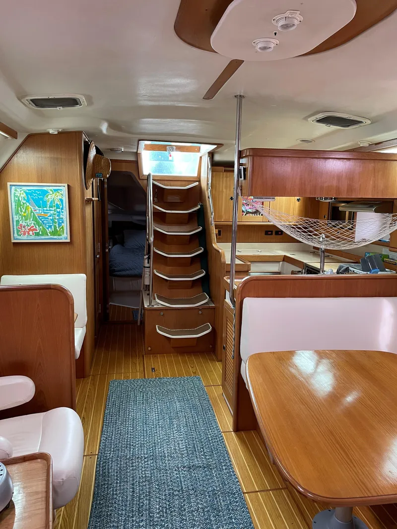 Slide: The Image of Looking aft to companionway - 14
