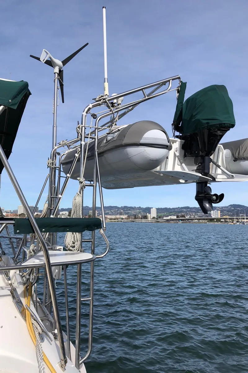 Slide: The Image of Davits / Dingy / Wind Generator - 27