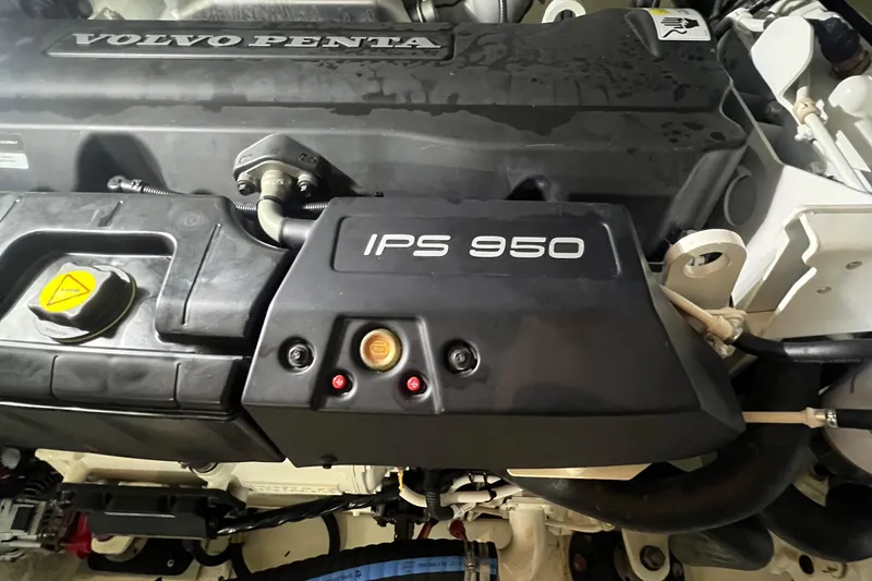 Slide: The Image of Engine of 2020 Tiara Yachts C53 Coupe with Volvo Penta IPS 950 system. - 31