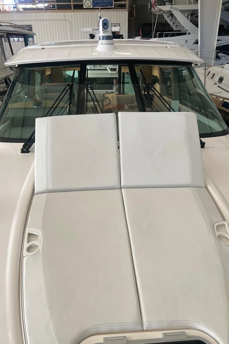 Slide: The Image of 2020 Tiara Yachts C53 Coupe with sleek design and spacious deck. - 39