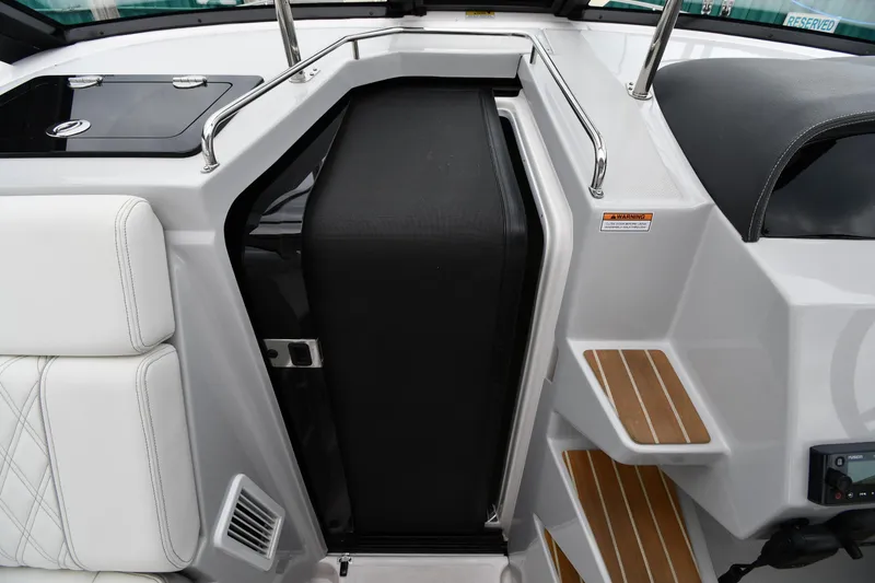 Slide: The Image of 2021 Regal 35 Sport Coupe interior with sleek design and modern amenities. - 31