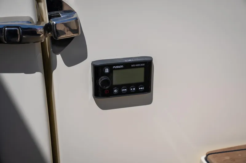 Slide: The Image of 2024 Chris-Craft Launch 35 GT featuring a Fusion marine stereo system. - 20