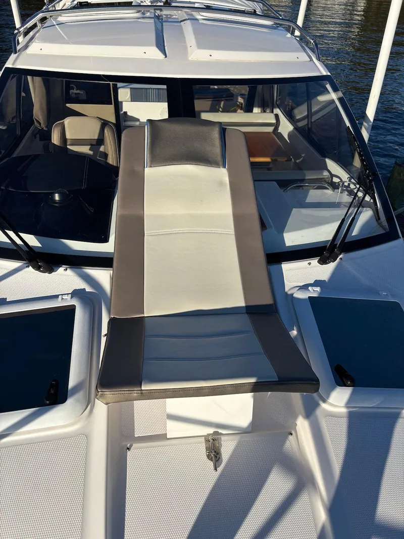 Slide: The Image of 2019 Cutwater C-242 Coupe boat with sleek design and spacious deck. - 25