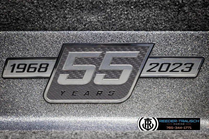 Slide: The Image of Ranger Z 521R 2023, 55th anniversary emblem, Reeder-Trausch Marine logo. - 45