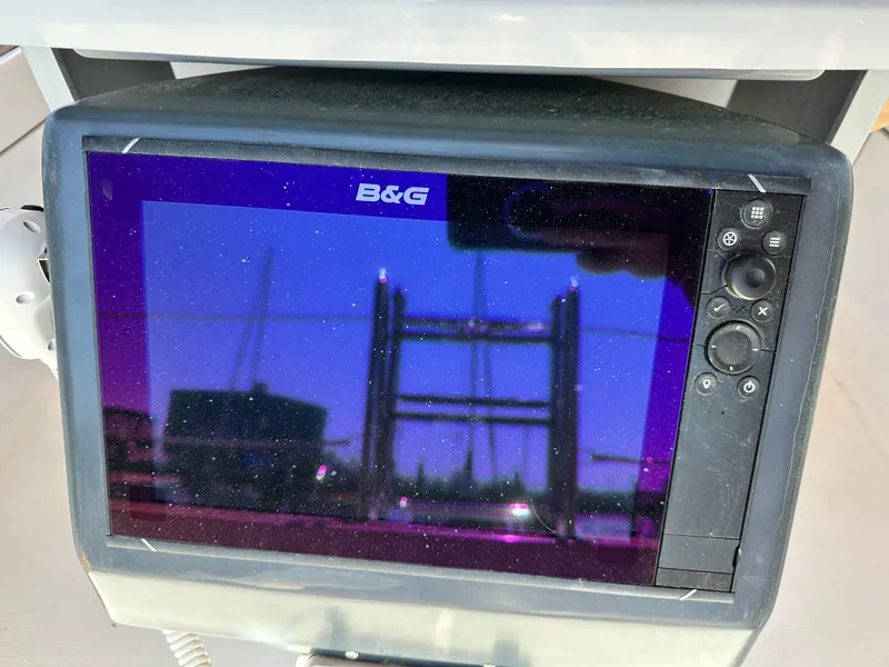 Slide: The Image of B&G navigation display on a 2012 Beneteau Oceanis 41 sailboat. - 20