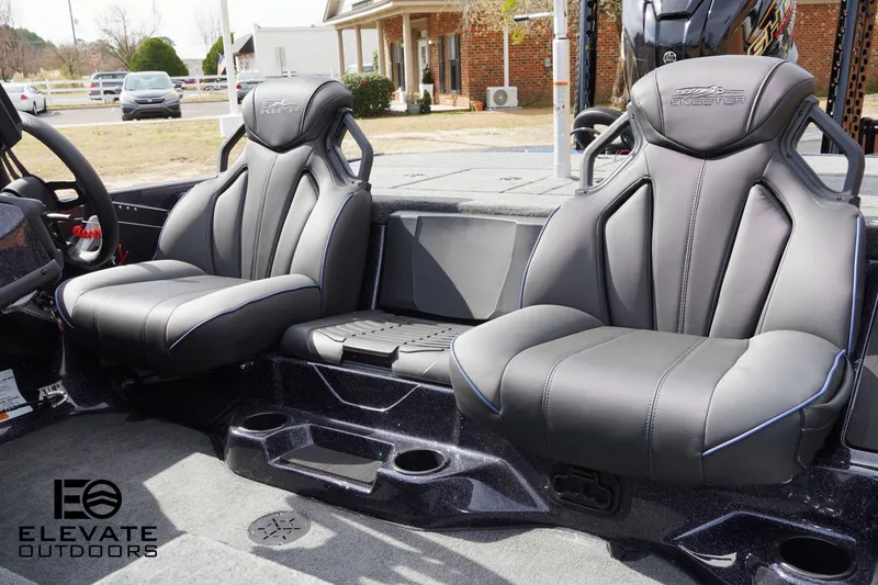 Slide: The Image of Luxurious seating in 2025 Skeeter ZXR 20 boat, featuring ergonomic design and premium materials. - 8