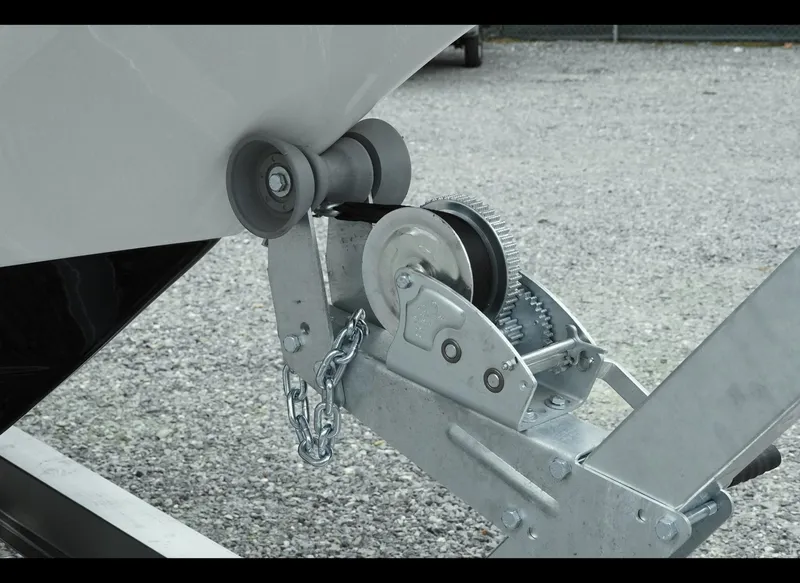 Slide: The Image of Trailer winch system for 2025 Tidewater 2500 Carolina Bay boat. - 21