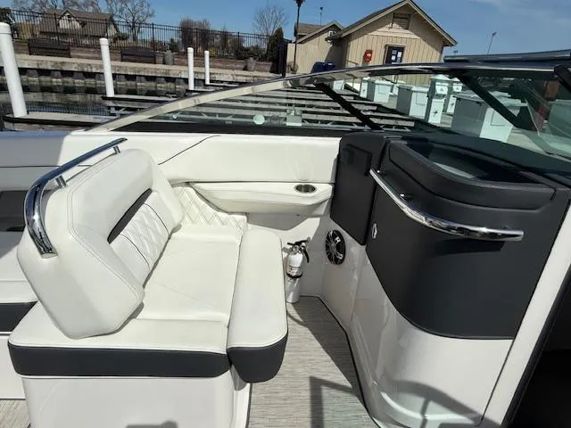 Slide: The Image of Yacht certification label on 2020 Regal LS6 Surf boat, indicating compliance with safety standards. - 11