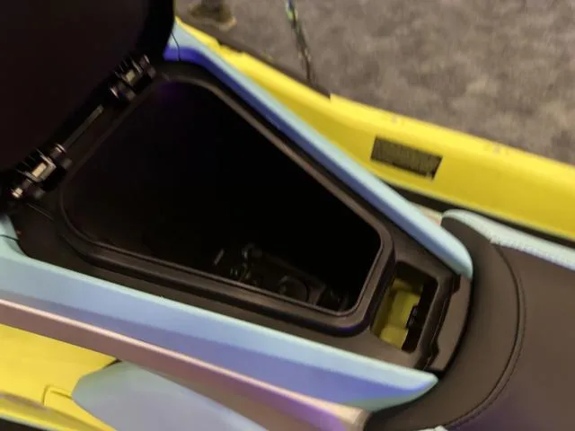 Slide: The Image of 2025 Yamaha WaveRunner JetBlaster Pro 3-Up storage compartment, open and empty. - 31