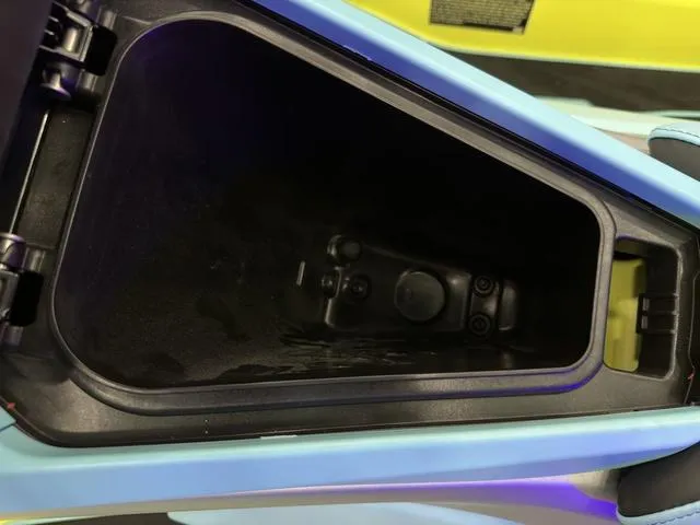 Slide: The Image of Storage compartment of 2025 Yamaha WaveRunner JetBlaster Pro 3-Up, showcasing interior design. - 32