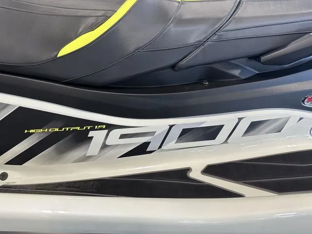 Slide: The Image of 2025 Yamaha Waverunner GP 1900, high output, close-up of seat and branding. - 3