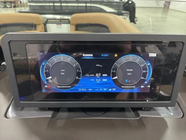 Slide: The Image of Bennington 24M Fastback Tri-Toon Pontoon 2025 - 24