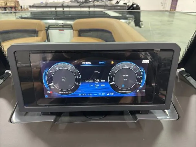 Slide: The Image of Bennington 24M Fastback Tri-Toon Pontoon 2025 - 25