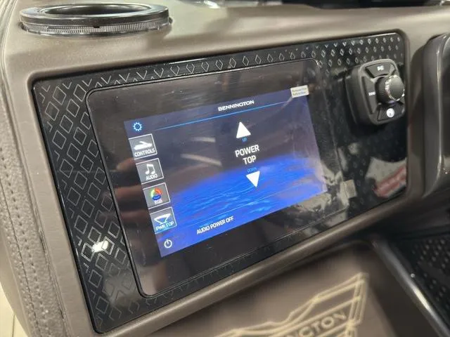 Slide: The Image of Bennington 24M Fastback Tri-Toon Pontoon 2025 - 27