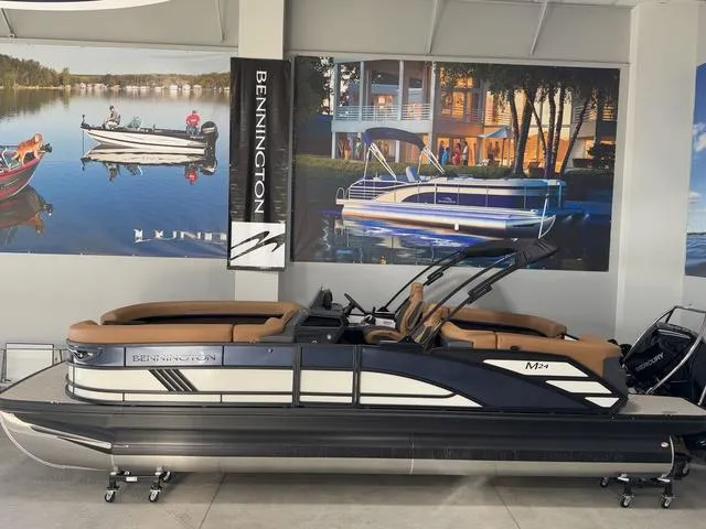 Slide: The Image of Bennington 24MFB Luxe Tri-Toon Pontoon 2025 - 1