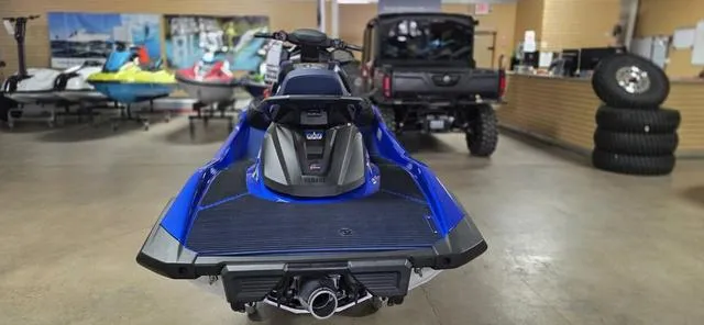 Slide: The Image of 2024 Yamaha Waverunner VX Cruiser HO with Audio in showroom, rear view. - 5