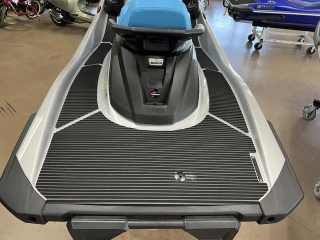 Slide: The Image of 2024 Yamaha Waverunner VX, rear view, in showroom setting. - 5