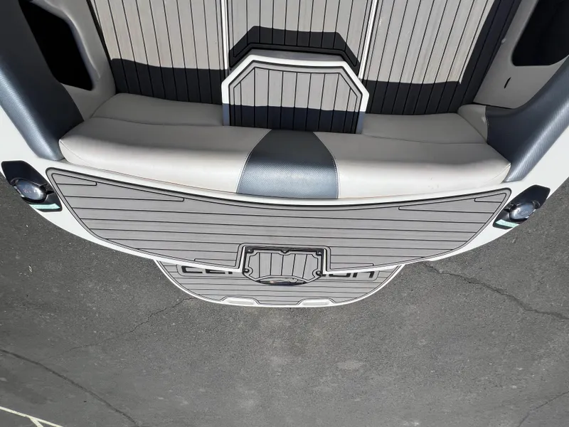 Slide: The Image of 2016 Centurion Carbon Pro boat interior with sleek, modern design and comfortable seating. - 10