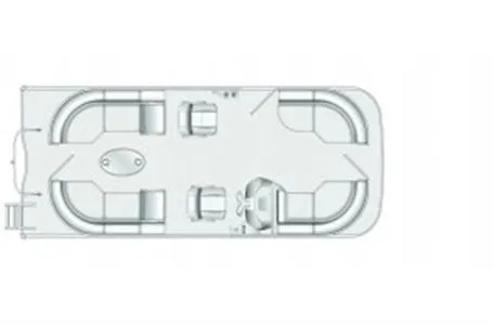 Slide: The Image of 2022 South Bay 200 Series S222RS 2.75 pontoon boat layout diagram. - 8