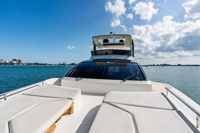 Slide: The Image of Astondoa 72 GLX 2013 yacht on open water under blue sky. - 18