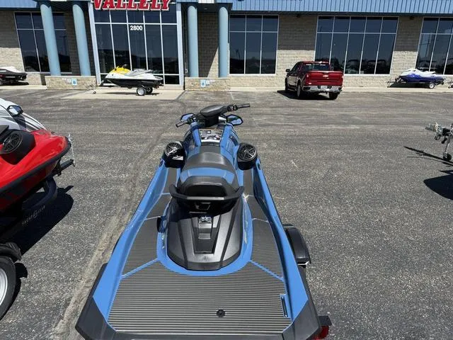 Slide: The Image of 2025 Yamaha Waverunner VX Cruiser HO with Audio, parked outside dealership. - 3