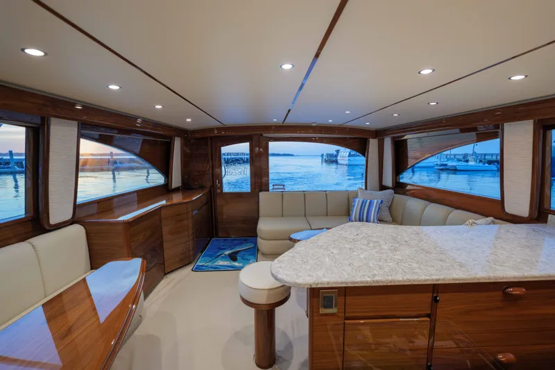Slide: The Image of Viking 54 Salty Dog - Galley & Dinette - 38