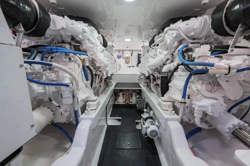 Slide: The Image of Viking 54 Salty Dog - Engine Room - 50