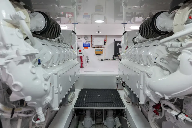 Slide: The Image of Viking 54 Salty Dog - Engine Room - 51