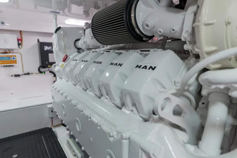 Slide: The Image of Viking 54 Salty Dog - Engine Room - 52