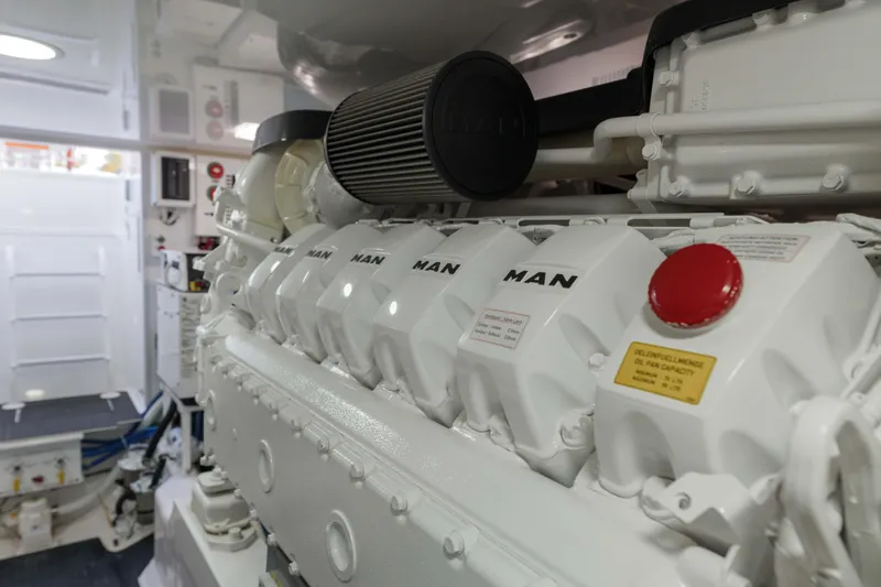 Slide: The Image of Viking 54 Salty Dog - Engine Room - 56