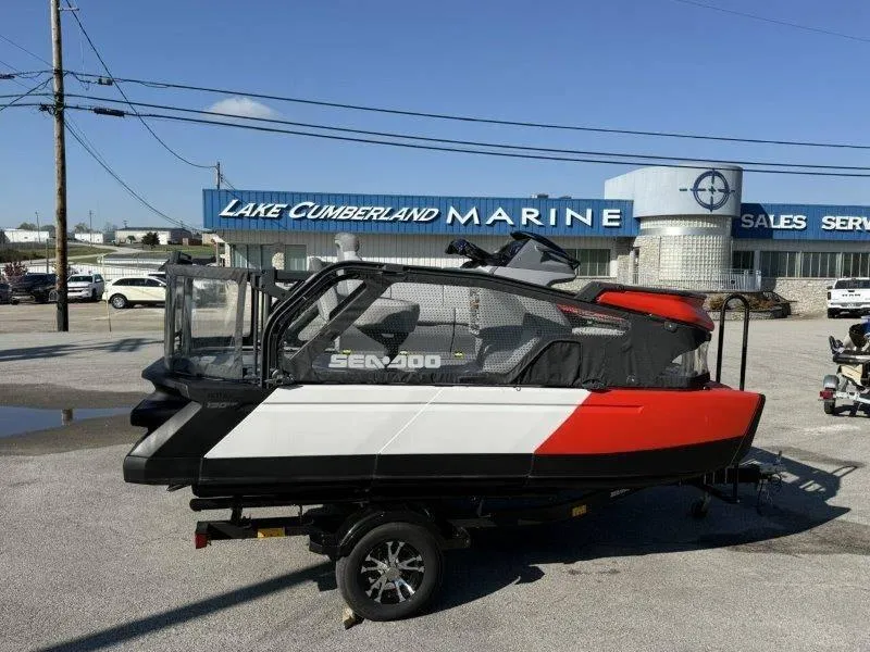 Slide: The Image of 2024 Sea-Doo SWITCH COMPACT 130HP at Lake Cumberland Marine dealership. - 2