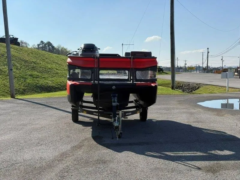 Slide: The Image of 2024 Sea-Doo SWITCH COMPACT 130HP on trailer, parked on asphalt, sunny day. - 32