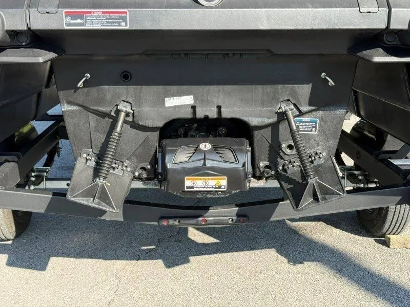 Slide: The Image of Rear view of 2024 Sea-Doo SWITCH COMPACT 130HP, showcasing engine and components. - 47