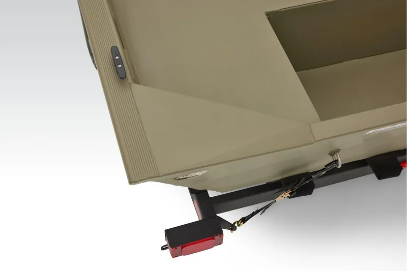 Slide: The Image of 2025 Tracker GRIZZLY 2072 Utility boat trailer hitch and rear view. - 12