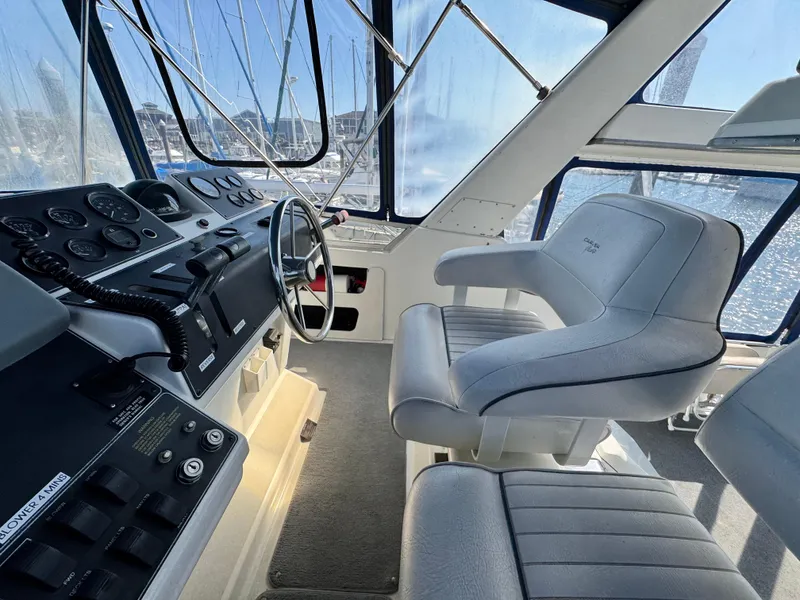 Slide: The Image of Carver Yachts 350 Aft Cabin 1994 - 13