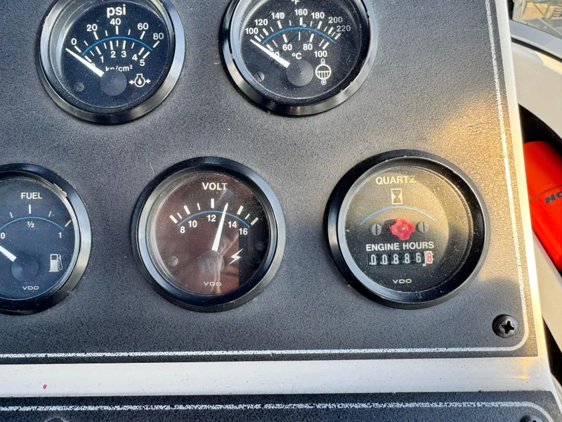 Slide: The Image of Carver Yachts 350 Aft Cabin 1994 - 9