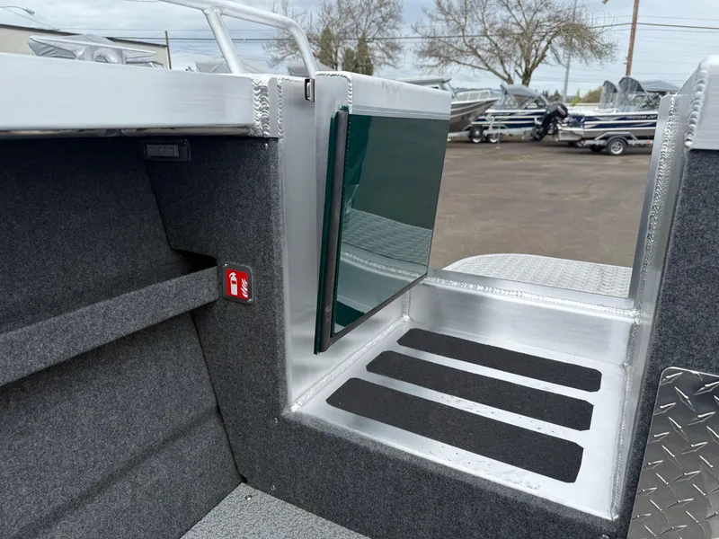 Slide: The Image of Interior view of 2025 Thunder Jet 210 Luxor boat, featuring sleek design and durable materials. - 10