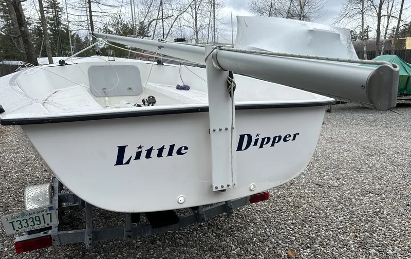 Slide: The Image of Sailboat named "Little Dipper" on trailer, Precision 15 model, 2012. - 3