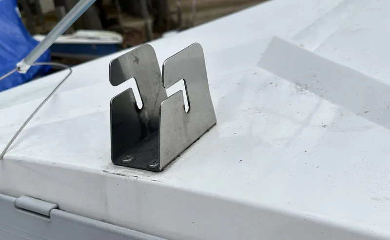 Slide: The Image of Metal bracket on white surface, Precision 15 model, 2012. - 5